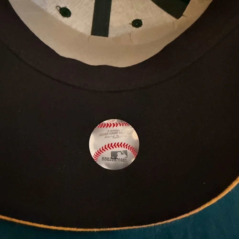 Oakland Athletics Youth Hat‎ Green Yellow White Logo OC Sports MLB Cap
